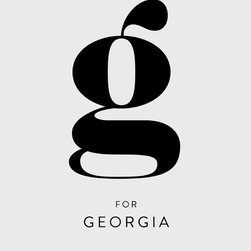 (Personalized) Minimalist Initial - Kids Wall Decor