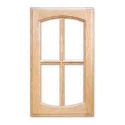 Kathryn Deluxe with French Lites from CabinetNow.com shown in Maple - Kitchen Cabinetry