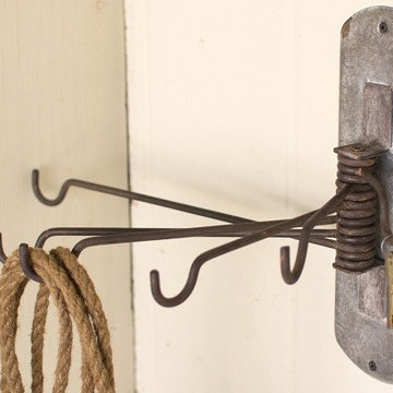 Large Metal Swivel Coat Rack