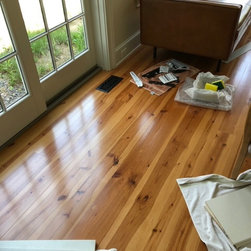 DIY PA customer hand finished flooring - Home Decor