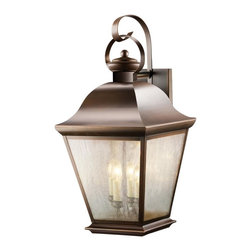 Kichler Lighting - Kichler 9704OZ Mount vernon Outdoor Wall Sconces Olde Bronze - Outdoor Wall Lights And Sconces