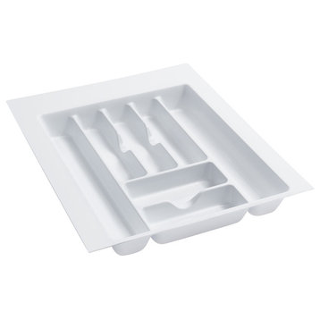 Rev-A-Shelf GCT-3W Cutlery Tray Gloss White, 17-1/2"