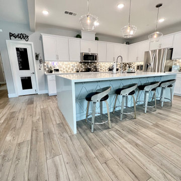 Hex Loving Transitional Kitchen Remodel