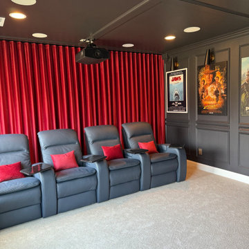 Motorized Drapes for the cinema room