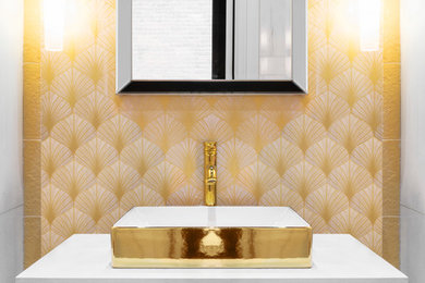 Example of a classic bathroom design in New York