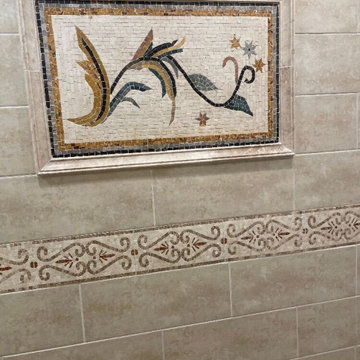 Floral Insert Mosaic Pattern | Mozaico