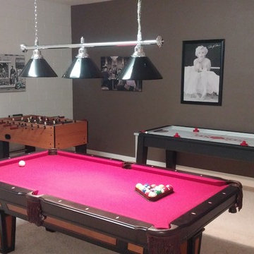 Reunion Home Theater and Game Areas