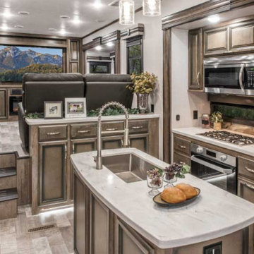 Kitchen with Luxury RV