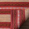 Safavieh Montauk Collection MTK214 Rug, Red/Ivory, 8' X 10'