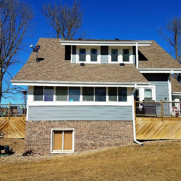 Everlast Polymeric Siding installed: