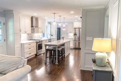 Eclectic home design photo in Atlanta