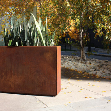 Metallic Series - Corten Steel Span Planter