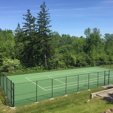 Backyard Tennis Court
