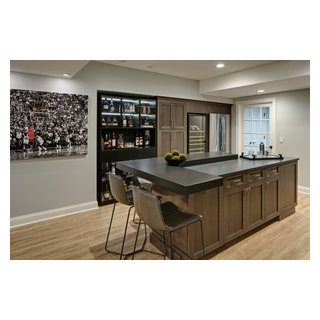 Ultimate Basement Remodel - Transitional - Basement - Chicago - by ...