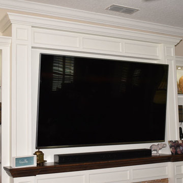 Fireplace Surround and Entertainment Center