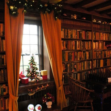 Pearl S. Buck House - Large Library - Festival of Trees