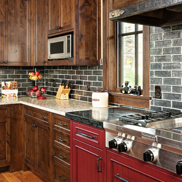 Lake Home Kitchen Published in Spaces Magazine
