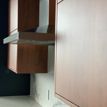 Custom Kitchen Cabinets: Matte Black, Las Vegas, Nevada
