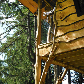 the Jolley Boys tree house in St. Albans, Vt.