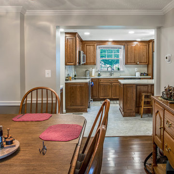 Kitchen Remodel including ripping out old bulkheads and creating a larger openin