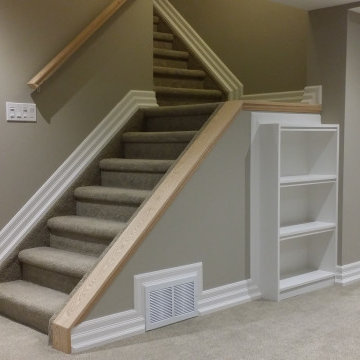 Basement Renovation. Aurora, Ontario.