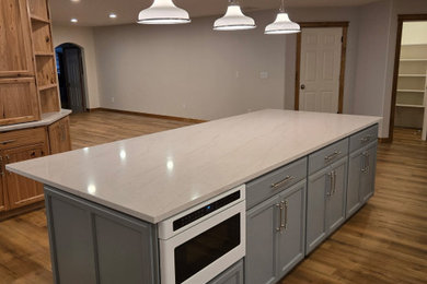 Kitchen - country kitchen idea in Portland