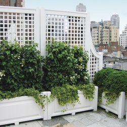 Custom Roof-Deck Planters - Outdoor Pots And Planters