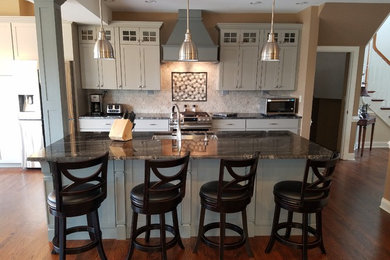 Kitchen - transitional kitchen idea in Other