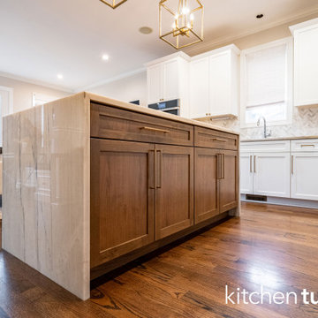 Chic Kitchen Reface: A Bright White Haven