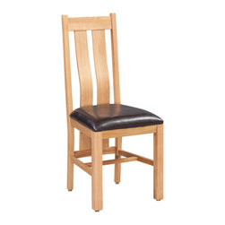 Rancho Upholstered Seat Solid Oak Chair - Products