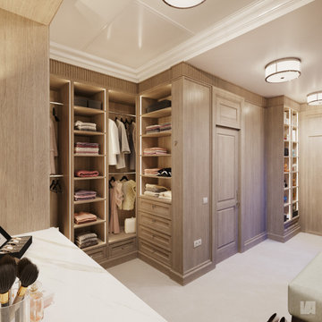 Traditional style Closet in a Private Residence