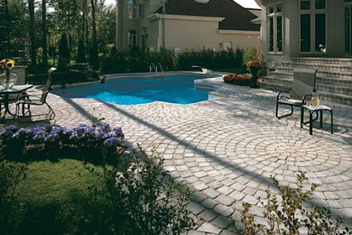 Inspiration for a brick patio remodel in Phoenix