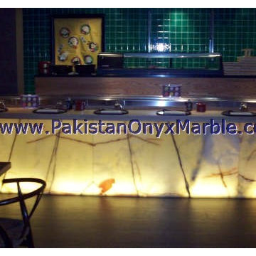 backlit onyx contertops backlighting onyx bars recepition Countertops