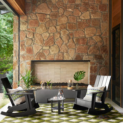 Venice Beach VB-12 GREEN TRELLIS - Outdoor Rugs