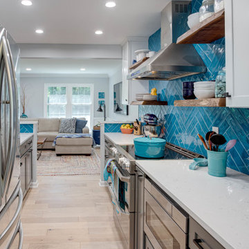 Transitional Barn Inspired Kitchen Springfield, VA