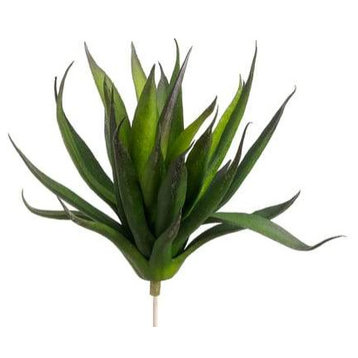 Silk Plants Direct Agave Bush - Green - Pack of 12