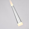 Sand Silver LED Single Pendant Light, Metal, Acrylic Frame