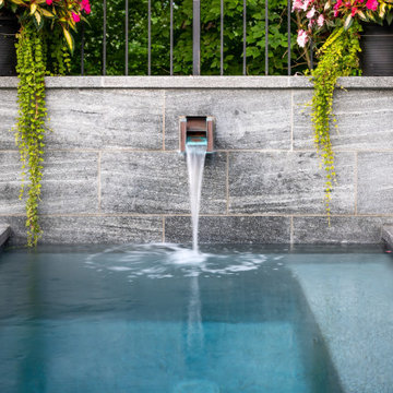 Small Plunge Pool/Spa on a Ravine