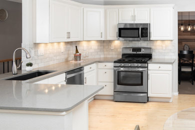 Inspiration for a transitional kitchen remodel in Denver