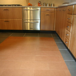 Leather Floor tiles from Our Echelon Collection in Toffee Buffalo - Wall And Floor Tile