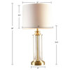 510 Design Clarity Glass Cylinder Table Lamp Set of 2, Gold