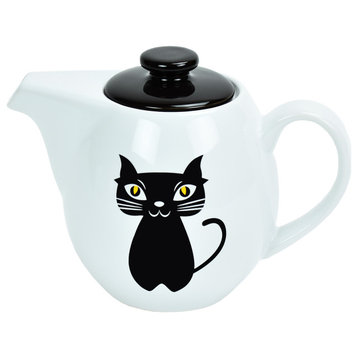 Teapot With Infuser, Chat Noir 24oz