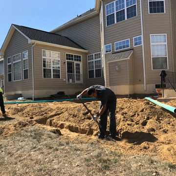 Full Project -Total Back Yard Renovation - Before & After Timeline