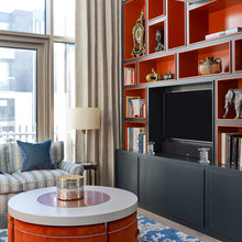 Media cabinet for den