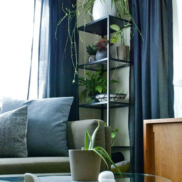 California Mid-Century Bungalow Living Room