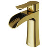 VIGO Paloma Single Hole Bathroom Sink Faucet, Matte Gold