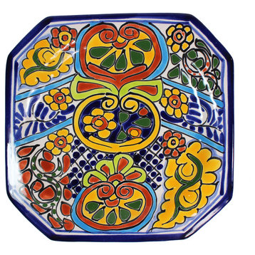 Octagonal Platter, 9"x9", A