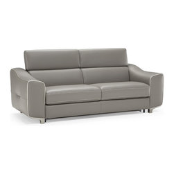 Natuzzi Editions Contemporary Leather Sofa B816 - Sofas