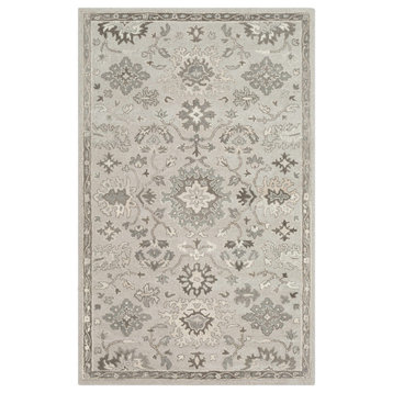 Willimantic Handmade Updated Farmhouse 9'9" Round Area Rug