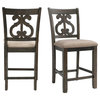 Stanford Counter Swirl Back Side Chair Set